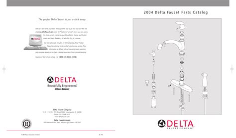 Available in 4 finishes Thermostatic Valve Trims. . Delta faucet parts catalog